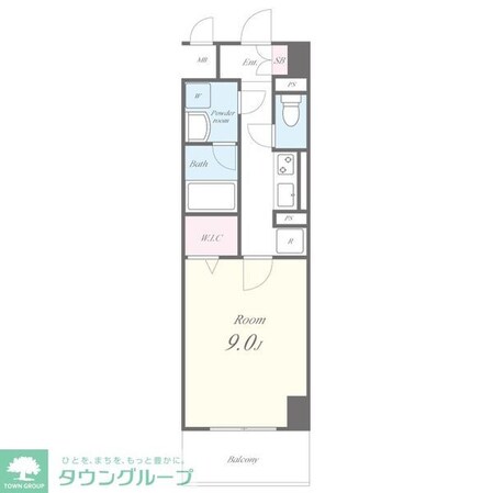 パルファン ドゥ ジョアの物件間取画像